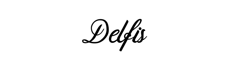 Delfis  नि: शुल्क फ़ॉन्ट्स डाउनलोड