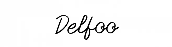 Delfoo  フリーフォントのダウンロード