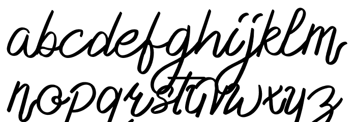 Delfoo Font LOWERCASE