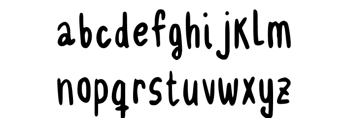 Delgadito Regular Font LOWERCASE