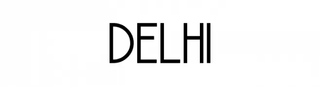 Delhi  Frei Schriftart Herunterladen