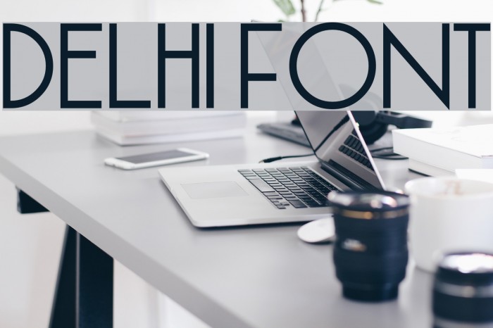 Delhi Font examples