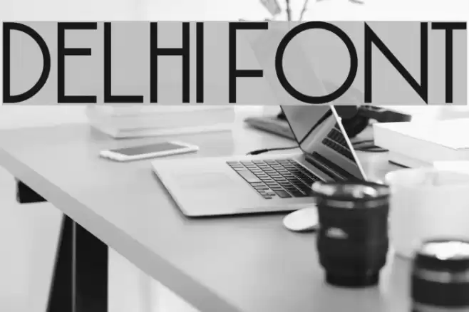 Delhi Font examples