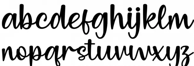 Deli Cake Font LOWERCASE