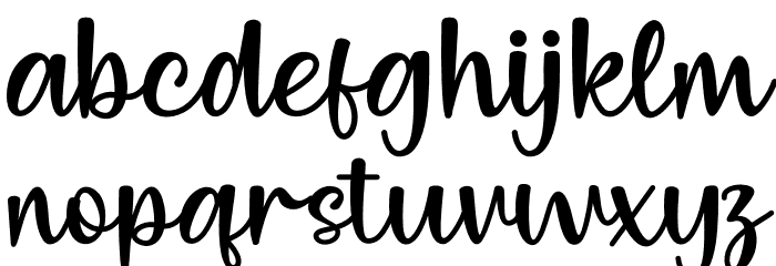 Deli Cake Font LOWERCASE