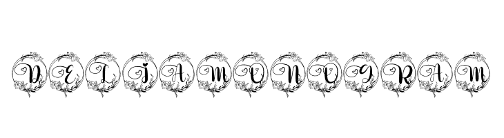 Delia Monogram  Fuentes Gratis Descargar