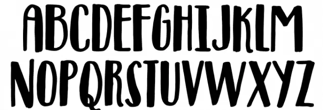 Deliberately DEMO Regular Fonte MAIÚSCULAS