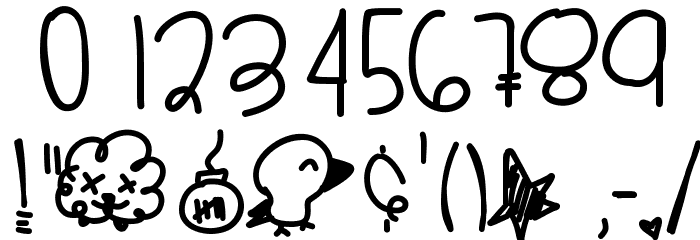 Deliberation Font OTHER CHARS