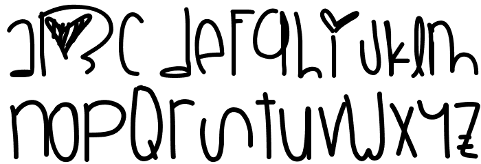 Deliberation Font LOWERCASE