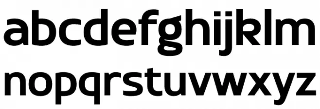 Delica Font LOWERCASE