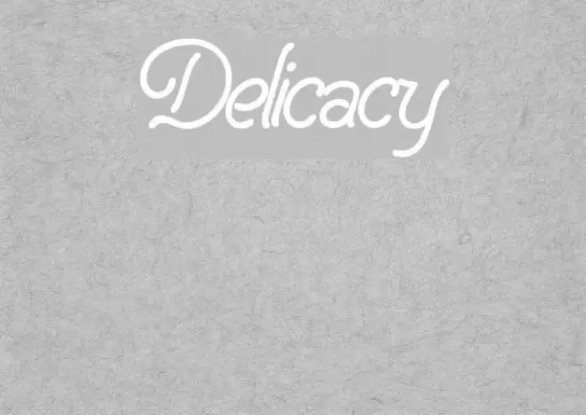 Delicacy Font examples