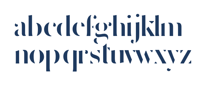 Delicate Bold Regular Lowercase