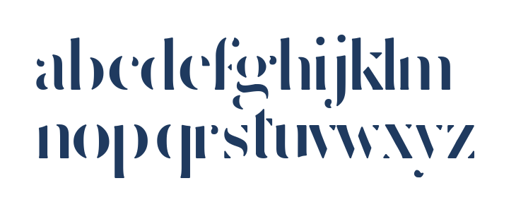 Delicate Bold Lowercase