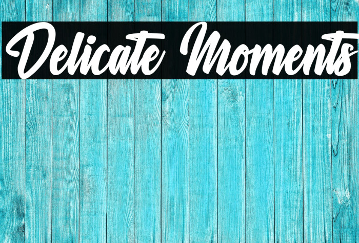 Delicate Moments Example 1