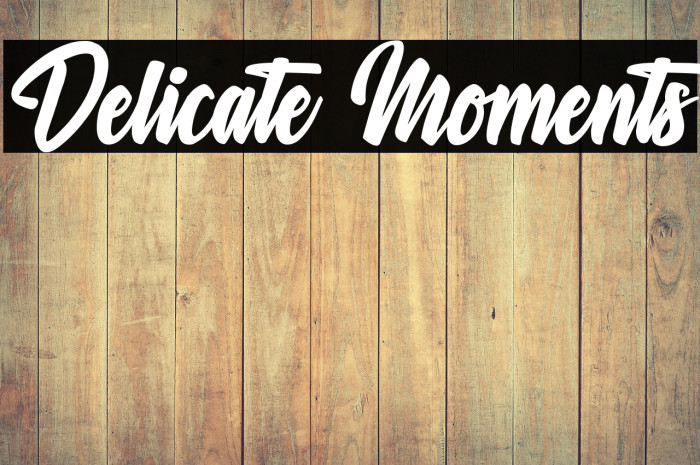 Delicate Moments Example 2