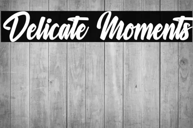 Delicate Moments Example 2