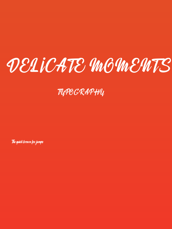 Delicate Moments Poster