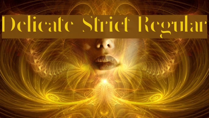 Delicate Strict Regular Example 2