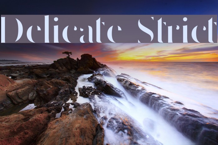 Delicate Strict Example 1