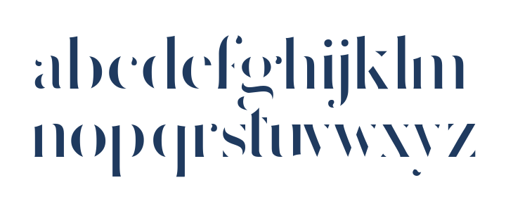 Delicate rounded Regular Lowercase