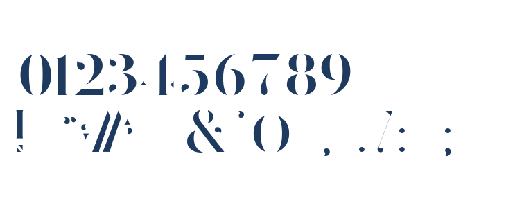 Delicate rounded Other Characters