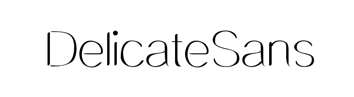 DelicateSans  免费字体下载