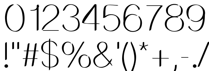 DelicateSans Font OTHER CHARS