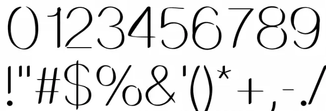 DelicateSans Font OTHER CHARS