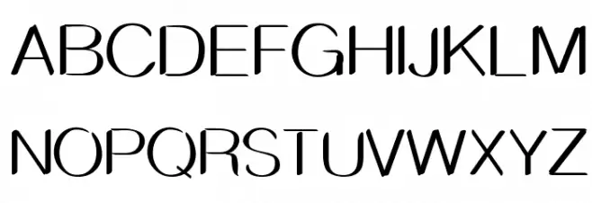 DelicateSansBold 字体 大写