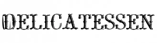 Delicatessen  免费字体下载