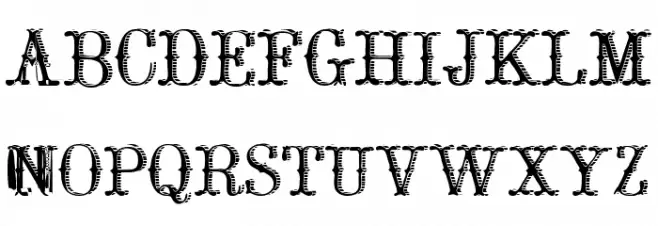 Delicatessen Шрифта ВЕРХНИЙ