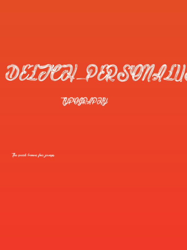 Delich_PersonalUseOnly Poster