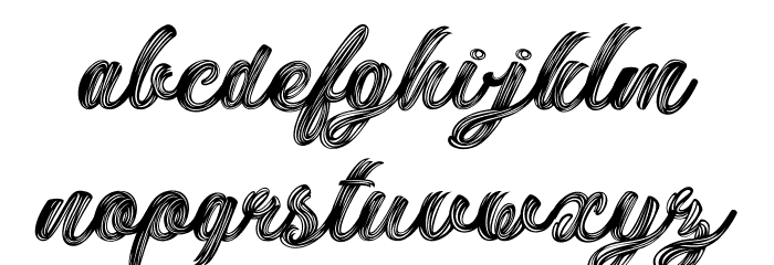 Delich_PersonalUseOnly Font LOWERCASE