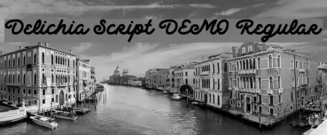 Delichia Script DEMO Regular Font examples
