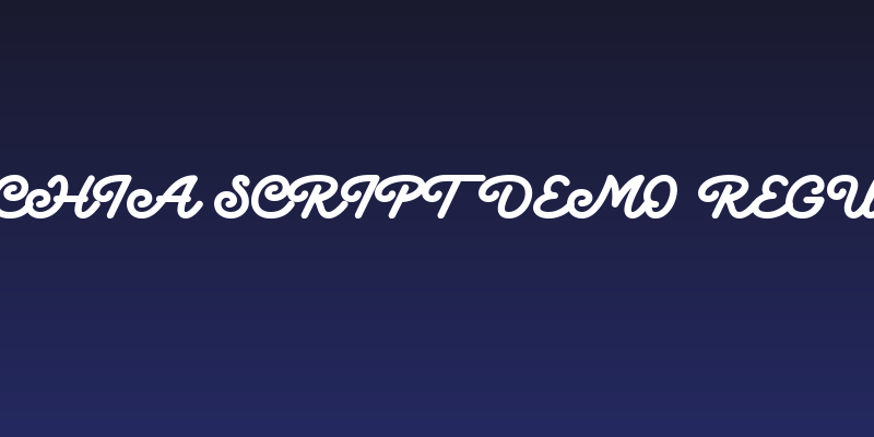 Delichia Script DEMO Regular Social Header