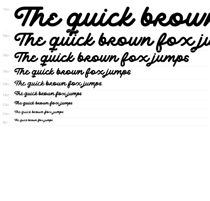 Delichia Script DEMO Regular Waterfall