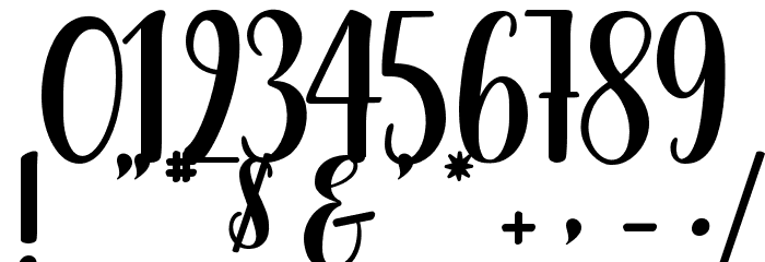 Delicious Adventures Font OTHER CHARS
