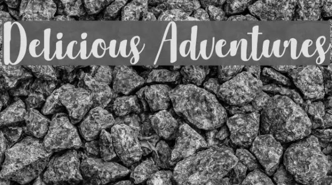 Delicious Adventures Font examples