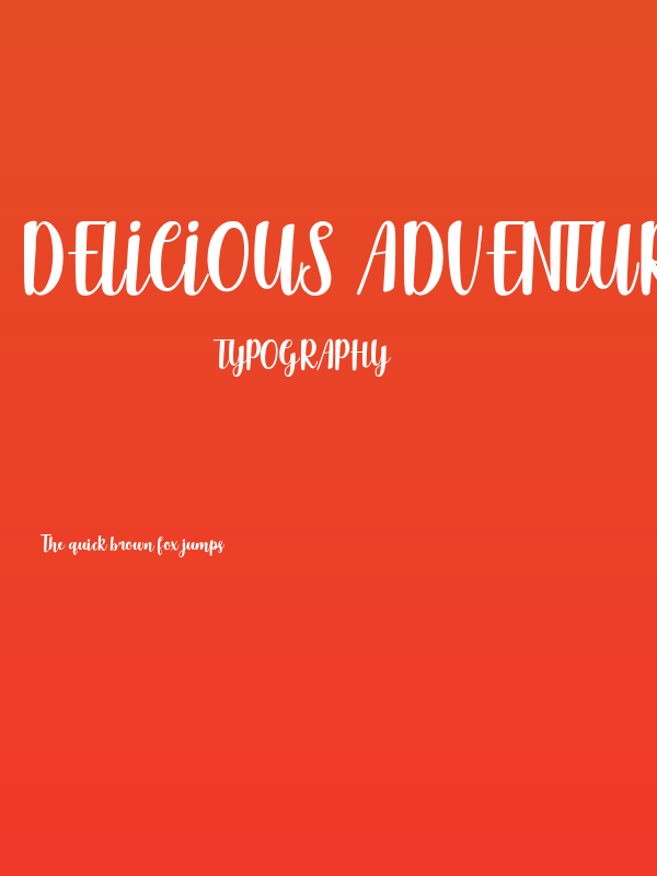 Delicious Adventures Poster