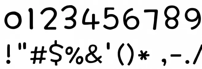 Delicious Apple by cyn Font OTHER CHARS