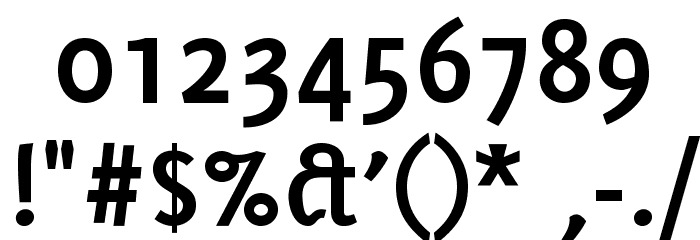 Delicious-Bold Font OTHER CHARS
