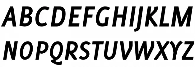 Delicious-BoldItalic Font UPPERCASE