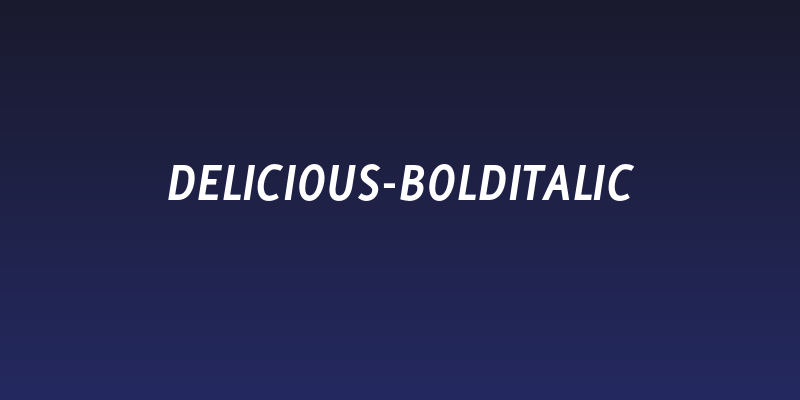 Delicious-BoldItalic Social Header