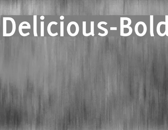 Delicious-Bold Example 2