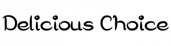 Delicious Choice  لخطوط تنزيل