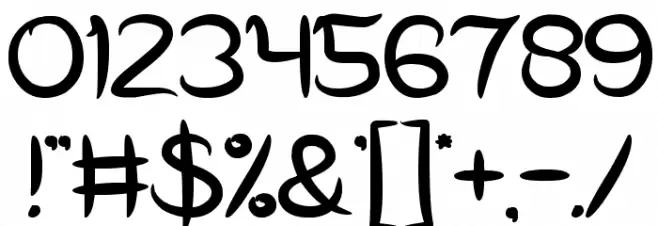 Delicious Choice Font OTHER CHARS