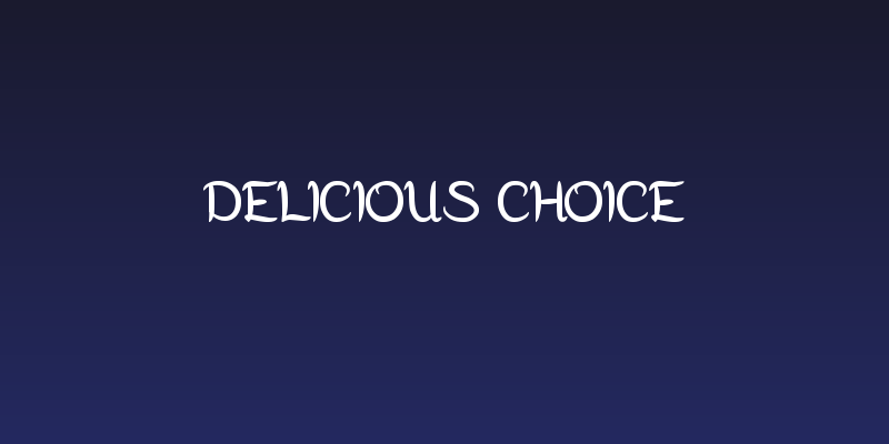 Delicious Choice Social Header
