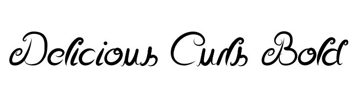 Delicious Curls Bold Font
