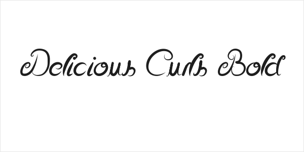 Delicious Curls Bold Logo