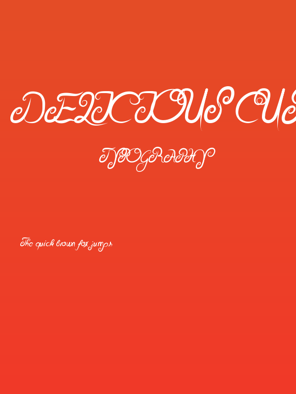 Delicious Curls Bold Poster